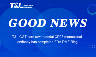 Good news | T&L CGT core raw material CD28 monoclonal antibody has completed FDA DMF filingNew Blog Post
